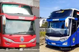 Begini penampakan bus milik 7 klub sepak bola Indonesia