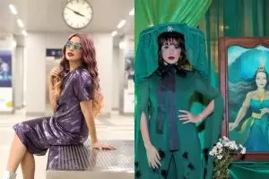 10 Gaya Ussy Sulistiawaty ini nyentrik abis, bikin pangling