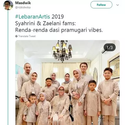 15 Review lucu seragam Lebaran seleb ala netizen ini kocak