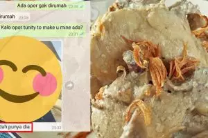 7 Chat lucu ngegombal pakai opor ayam ini endingnya gagal baper