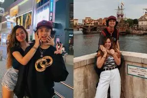 8 Momen liburan Shafa Harris & Bastian Steel, kompak foto mesra