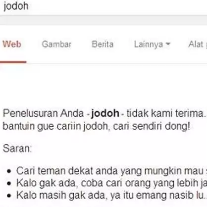 8 Meme lucu cari jodoh di Google ini bikin jomblo ketawa getir