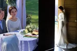 Menikah dengan mantan suami Diana Pungky, Gwen Priscilla ucap syukur