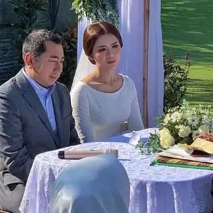 Menikah dengan mantan suami Diana Pungky, Gwen Priscilla ucap syukur