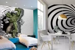 10 Desain mural dinding 3D ini bikin suasana rumah jadi berbeda
