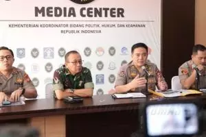 Pengakuan eksekutor kerusuhan 22 Mei dibeber polisi saat jumpa pers