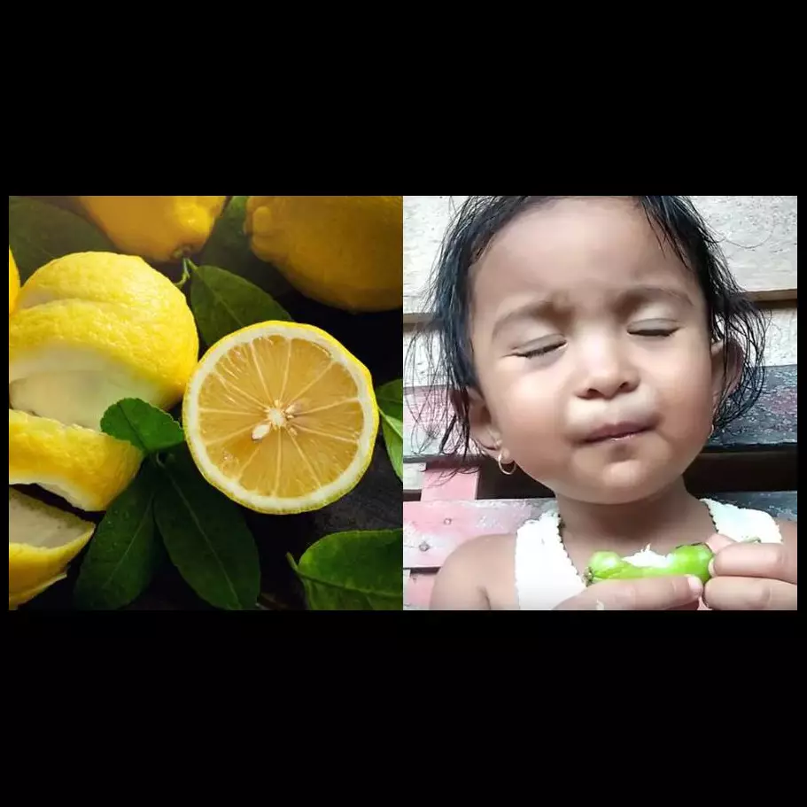 10 Ekspresi kocak anak kecil makan buah asam, lucu tapi kasihan