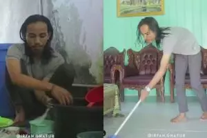 Video realita bantu ortu beresin rumah ini ujungnya ngenes banget