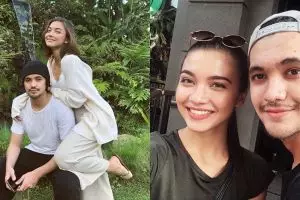 11 Potret kompak Angela Gilsha & Marco Panari, bak orang pacaran