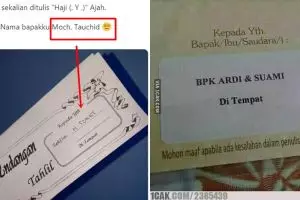 11 Foto lucu salah tulis di undangan ini absurd abis