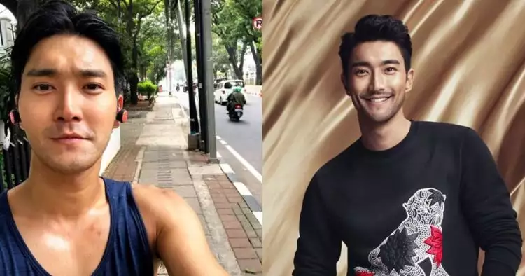 8 Gaya Choi Siwon pakai singlet saat liburan, kerap jadi sorotan