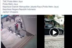 Aksi pria terobos macet sambil tenteng senpi ini bikin ngelus dada