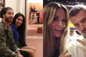 10 Pesepak bola ini punya pasangan presenter TV 