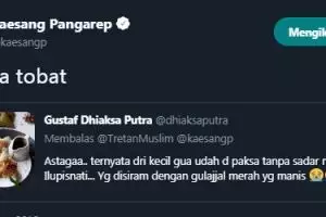 9 Reaksi kocak Kaesang Pangarep saat Jokowi disebut iluminati