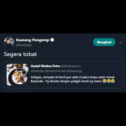 9 Reaksi kocak Kaesang Pangarep saat Jokowi disebut iluminati