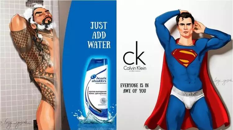 9 Ilustrasi andai superhero jadi bintang iklan ini kocak banget