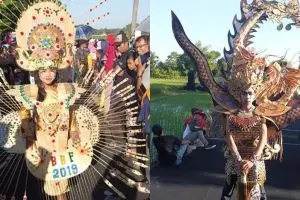 Sawah jadi catwalk, ini 5 keunikan Festival Bambu Gintangan 2019