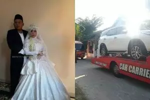 Viral penjual bakso menikah dengan mahar motor dan mobil mewah