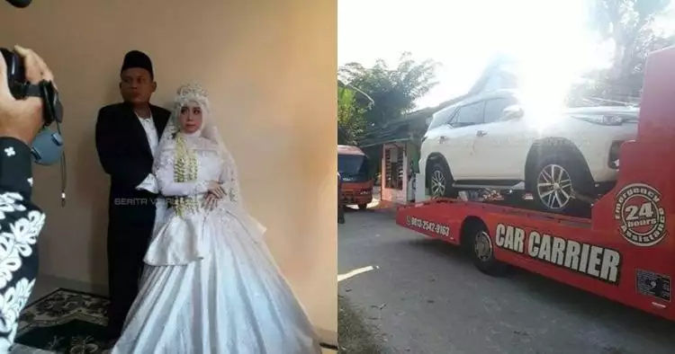 Viral penjual bakso menikah dengan mahar motor dan mobil mewah