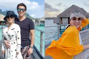 11 Momen bulan madu Syahrini dan Reino Barack di Bora-Bora, so sweet