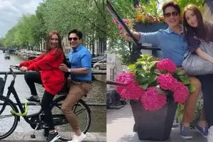 8 Momen kedekatan Ayu Ting Ting & Dedi Mulya, sudah cipika cipiki