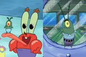 6 Fakta unik Plankton di SpongeBob, dulu sahabat Mr. Krabs