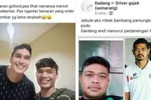 7 Kelakuan driver ojek online ngaku kembaran artis, pede abis nih