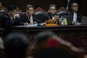 Saksi kubu Jokowi ditegur hakim: siap salah yang mulia