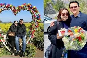 Beredar foto Puput & Ahok makan bersama, caption ngidam jadi sorotan