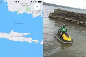 Pesan ojek online, pria ini dapat driver yang lokasinya tak terduga