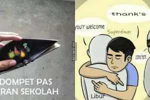 10 Meme lucu liburan sekolah ini bikin cengar-cengir