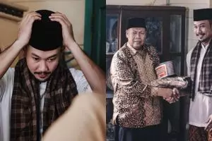8 Momen Denny Sumargo raih gelar Datuk Minangkabau, tampil berpeci