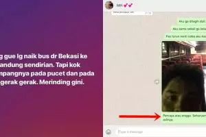 Penumpang 'bus hantu' Bekasi-Bandung sempat WA istri sambil gemetaran