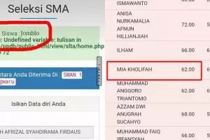 10 Nama peserta PPDB online ini lucu semua, dijamin bikin ketawa