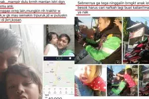 10 Kisah driver ojek online dengan anaknya ini bikin haru