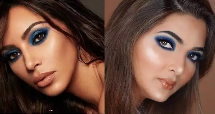 Tampil full makeup, 5 seleb ini disebut mirip Kim Kardashian