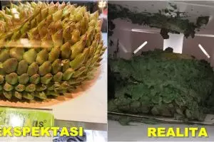Beli kue durian seharga Rp 1,9 juta, wanita ini malah kena zonk