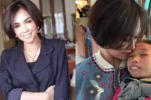 Aksi haru Yuni Shara gendong bocah korban bencana Palu, tuai pujian