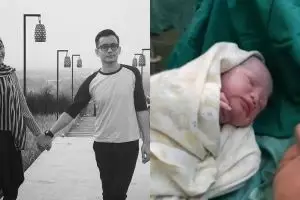 Melahirkan anak kedua, ini curhat haru istri almarhum Bani Seventeen