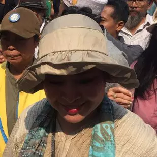 Titiek Soeharto ikut dalam aksi massa sidang putusan MK