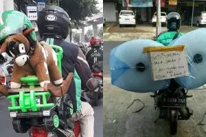 7 Cara driver ojek online amankan barang orderan, bikin tepuk jidat