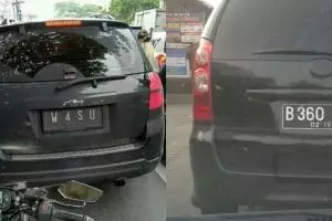 12 Plat nomor kendaraan ini absurdnya bikin auto ngegas