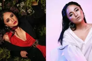 10 Gaya pemotretan Marshanda bermakeup tebal, mirip seleb Hollywood