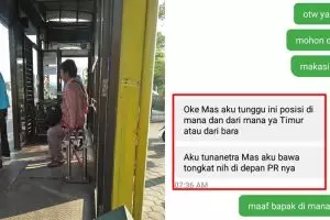 Curhat driver ojek online dapat penumpang tunanetra, bikin haru