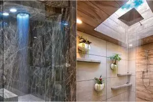 12 Desain kamar mandi pakai shower minimalis dan elegan