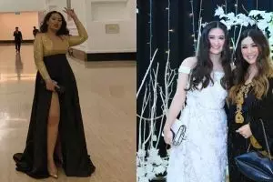 Beda gaya 9 anak seleb saat promnight, Zahwa Massaid jadi sorotan