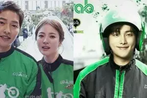Editan foto 8 seleb Korea jadi driver ojek online, bikin tepuk jidat