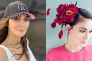 6 Momen Luna Maya kembaran baju dengan seleb lain