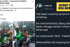 8 Momen kocak driver ojek online saat jemput penumpang