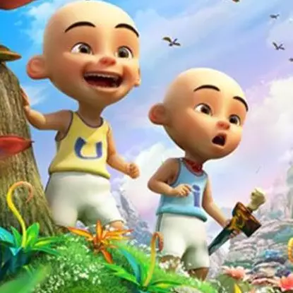 Begini respons lucu Upin Ipin saat dijelaskan tentang pelangi